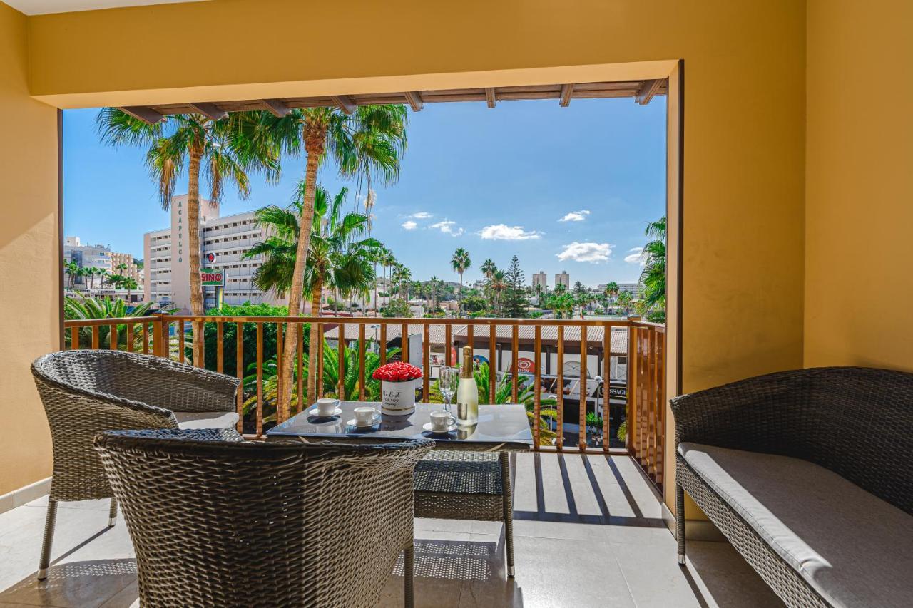 Amazing 3 Bedroom Apartment On The First Line Of The Best Las Americas Beach, Air Conditioner And Terrace Ocean View Playa de las Americas  Bagian luar foto